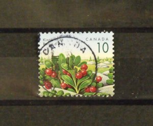 15874   CANADA   Used # 1354viii     Error - Smiling Berry Variety   CV$ 1.50