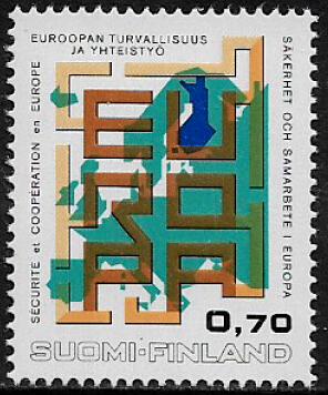 Finland #529 MNH Stamp - European Security