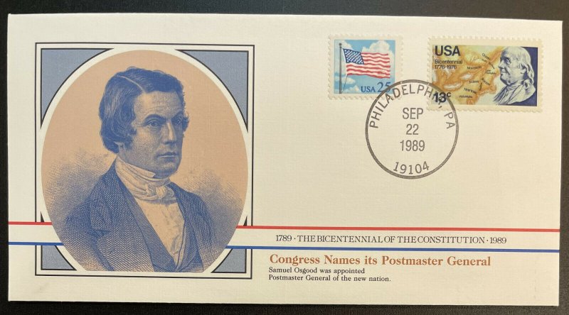 US #2278,1690 On Cover - Bicentennial of Constitution 1787-1987 [BIC71oE]