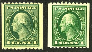 U.S. #486 MINT OG HR SET