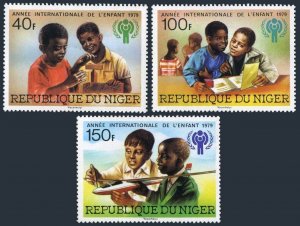 Niger 1979 Sc#469/471 INTERNATIONAL YEAR OF THE CHILD (ICY) Set (3) MNH