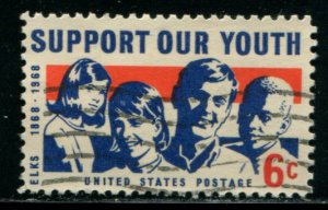 1342 US 6c Support Our Youth, used