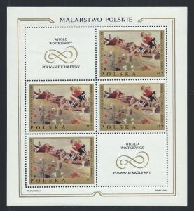 POLAND SC# 1675-82 MINI SH/4 W/LABELS VF/MNH 1969