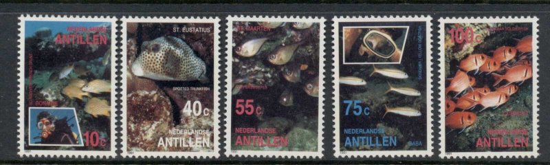 Netherlands Antilles 1990 Marine Life MUH