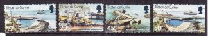 Tristan da Cunha-Sc#580-3-Unused NH set-Ships-New Harbor-1996-