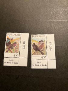 Faroe Islands Scott #330-1 never hinged