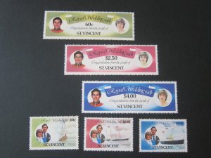 St Vincent 1981 Sc 627-32 set MNH