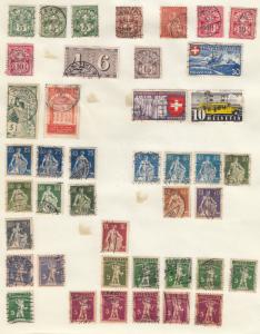 Switzerland - small stamp collection - (1783)