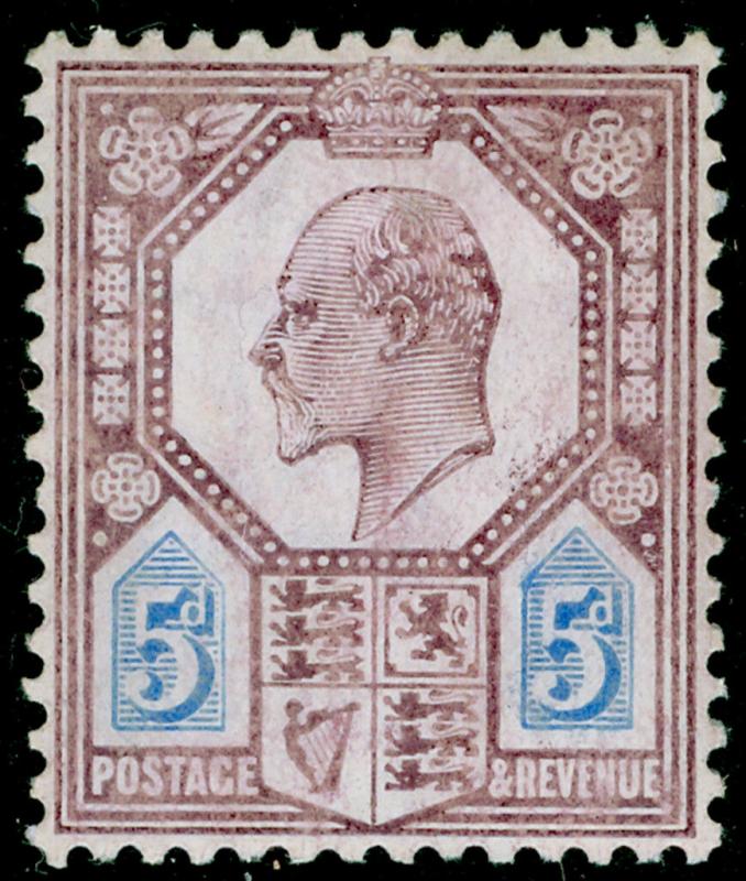 SG244 SPEC M29(-), 5d very pale purple & ultramarine (CHALKY), M MINT. UNLISTED.