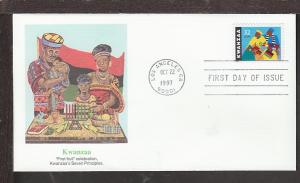 US 3175 Kwanzaa 1997 Fleetwood U/A FDC O791