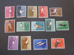 San Marino 1960 Sc 456-65,C111-4 Olympics set MNH