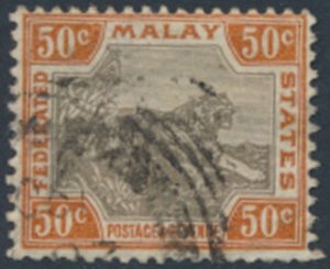 Federated Malay States   SC# 25b Used  see details & scans