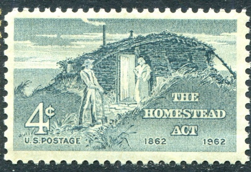 1198 4c The Homestead Act Mint Never Hinged VF