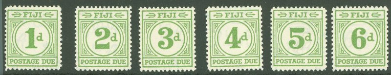 Fiji #J12-17 Mint (NH)
