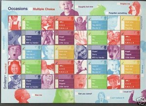 U.K 2003 OCCASIONS SHEET MNH S/G CATALOG # LS 12 