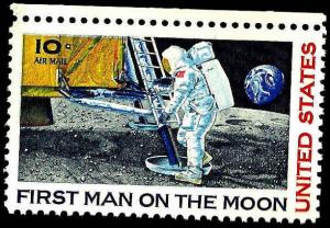 # C76 MINT NEVER HINGED MOON LANDING