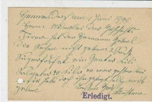 Austria 1905 Wartenberg Niemes Cancel Stamps Card ref R 19499