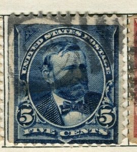 USA; 1898 early classic Presidential series used 5c. value