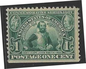 1c JAMESTOWN (328) $75 MINT NEVER HINGED