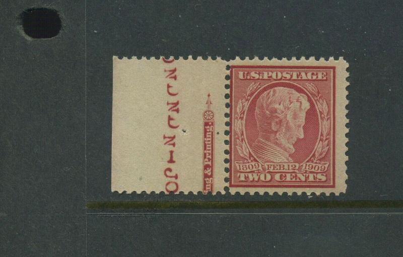 Scott #369 Lincoln Bluish Paper Mint  Stamp NH (Stock #369-5)