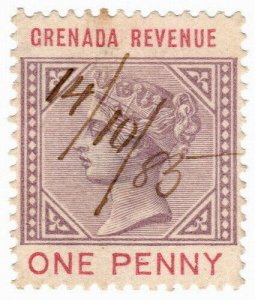 (I.B) Grenada Revenue : Duty Stamp 1d