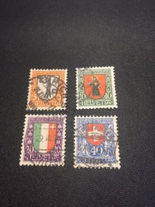 Switzerland B25-28 used