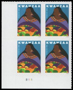 USA Sc. 5141 (47c) Kwanzaa 2016 plate block