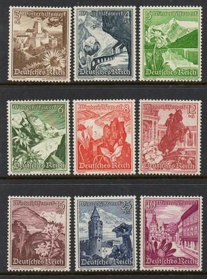 Germany 1938 Castle Mountain Austria VF MNH (B123-131)