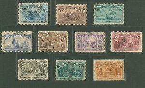 United States #230-239