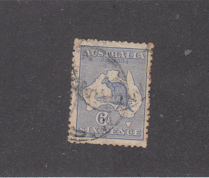 AUSTRALIA SCOTT REF(KK1)# 8 5d KANGAROO LIGHT USED CAT VALUE $30