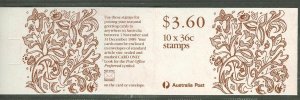 Australia # 1159a Christmas Booklet - pane of 10 (1) Mint NH