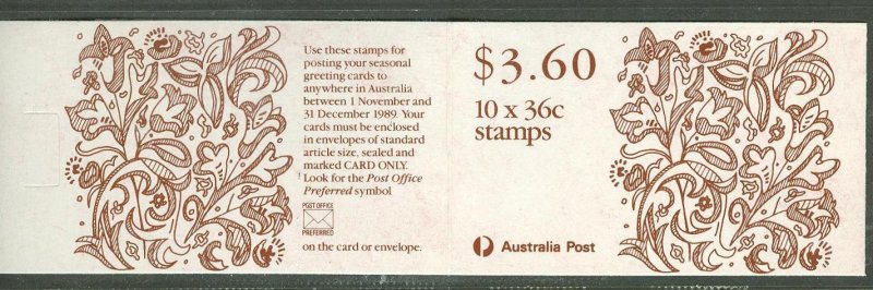 Australia # 1159a Christmas Booklet - pane of 10 (1) Mint NH