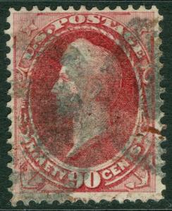 USA : 1873. Scott #166 Used. Nice Sound stamp. Catalog $300.00.