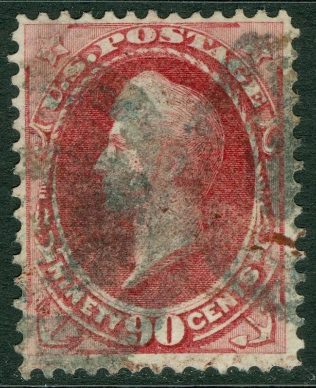 USA : 1873. Scott #166 Used. Nice Sound stamp. Catalog $300.00.