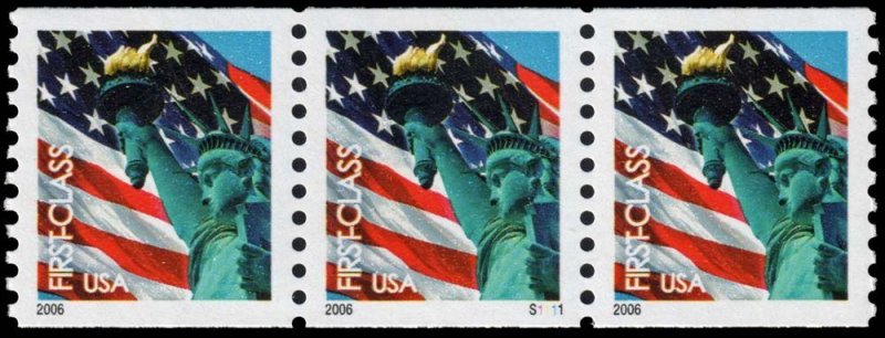 United States - Scott 3967 - Mint-Never-Hinged - Coil Strip of Three - PN S1111