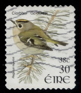 IRELAND QEII SG1431, 2001 30p/38c Goldcrest, FINE USED.