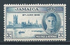 Jamaica #137a NH 3p 1946 Peace Issue - Perf 13 1/2