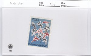 San Marino 1140 Athletics mnh