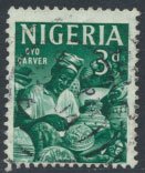Nigeria  SG 93 SC# 105 Used 1961 Definitive Oyo Carver  please see scan