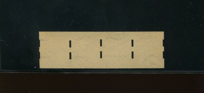 Scott 368 Schermack Type 3 Mint Line Strip of 4 Stamps NH (Stock 368-Sch2)