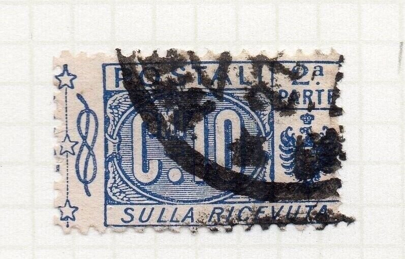 Italy 1914-22 Early Issue Fine Used 10c. NW-216490