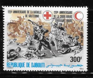 Djibouti 1984 Battle of Solferino Red Cross Sc C203 MNH A2176