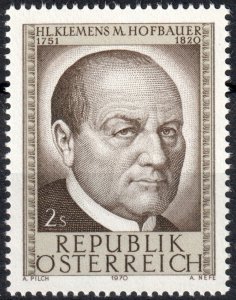 Austria #859  MNH - Saint Klemens (1970)