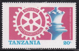 Tanzania 304 Rotary International 1986