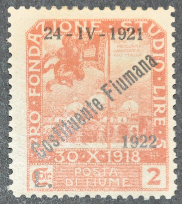 DYNAMITE Stamps: Fiume Scott #169 – MINT