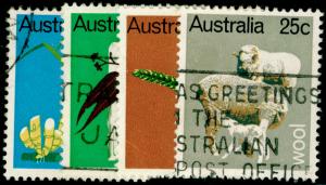 AUSTRALIA SG440-443, COMPLETE SET, USED.