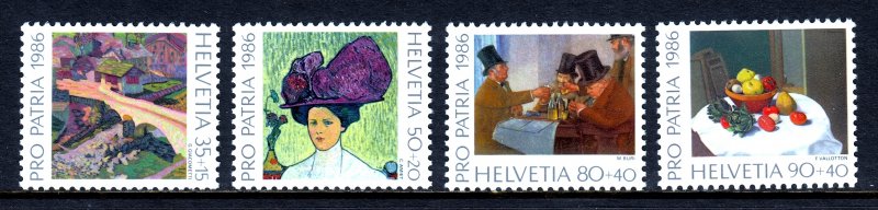 Switzerland - Scott #B523-B526 - MNH - SCV $5.95