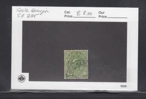 South Georgia 1921 ½d KGV used