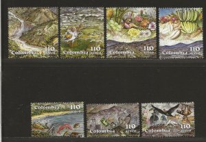 COLOMBIA SC# C805a-g  FVF/MNH