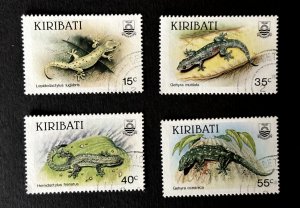 Kiribati: 1986, Geckos, Fine Used Set.